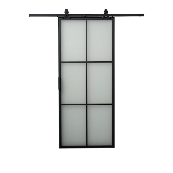 Renin Renin 36 in. x 84 in. Tribeca 6-Lite Barn Door Kit BD073A14BA1TGE36084 - main